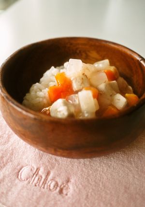 愛犬のためのまぐろと野菜の餡かけ丼-レシピのメイン写真