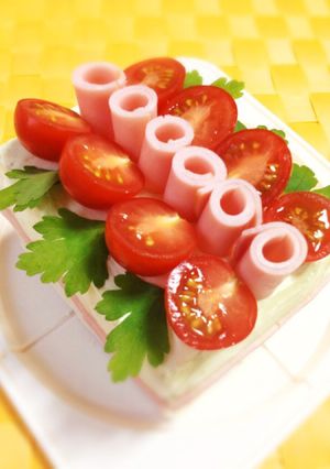 砂糖不使用!甘くないデコレーションケーキ-レシピのメイン写真