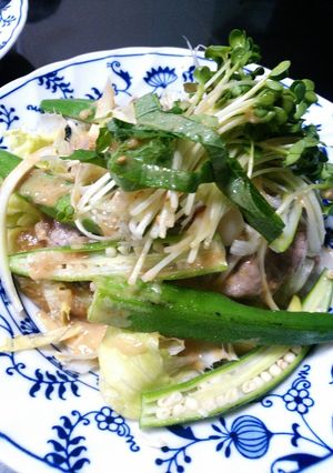 お野菜たっぷり冷しゃぶ♪♪-レシピのメイン写真