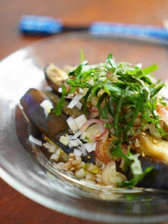 薬味たっぷり、冷たい茄子の中華風-レシピのメイン写真