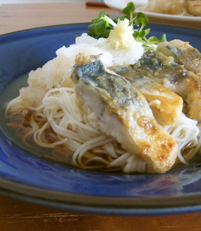 夏はぶっかけおろし☀冷やし焼さばそうめん by hitkat 【クックパッド