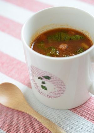簡単！なんちゃってミネストローネスープ-レシピのメイン写真