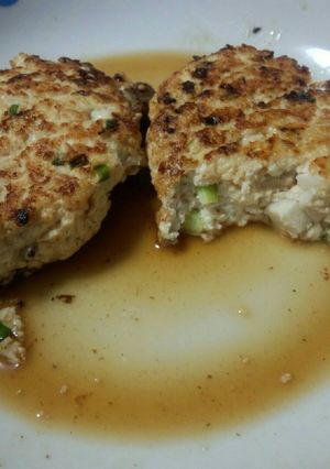豆腐と鶏挽き肉のハンバーグ-レシピのメイン写真