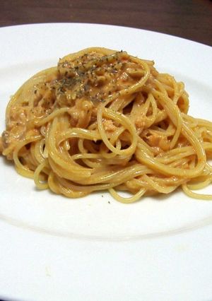 蟹トマトクリームパスタ-レシピのメイン写真