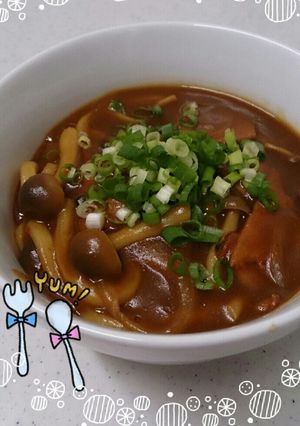 ♥カレーうどん ♥-レシピのメイン写真