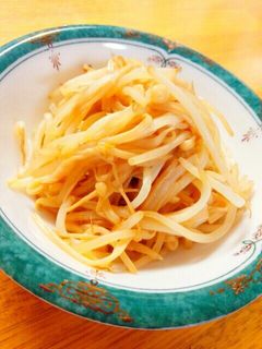 酢醤油万歳♪もやしえのき炒め-レシピのメイン写真