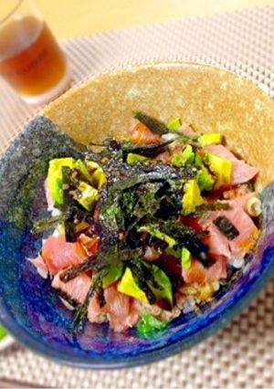 マグロの切り落としで作る鉄火丼-レシピのメイン写真