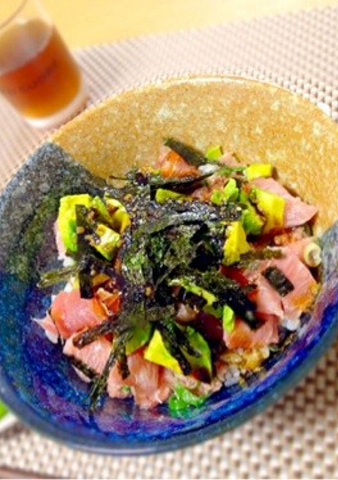マグロの切り落としで作る鉄火丼-レシピのメイン写真