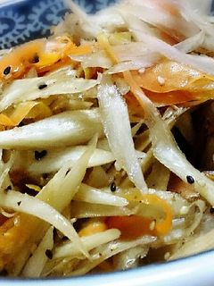 きんぴらごぼう〜♥-レシピのメイン写真