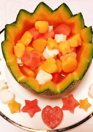 簡単♪色鮮やか☆フルーツポンチ♪-レシピのメイン写真