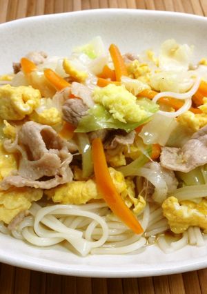 野菜炒めの麺-レシピのメイン写真