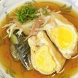 玉子巾着と茄子の煮びたし