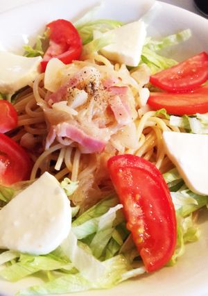 夏にオススメ!さっぱり青じそ野菜パスタ-レシピのメイン写真