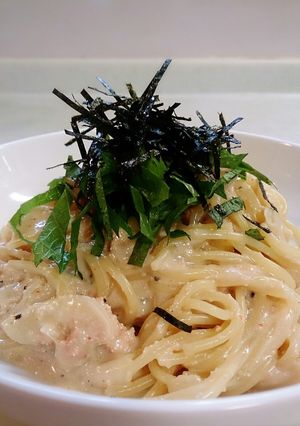 豆乳の明太子クリームパスタ-レシピのメイン写真