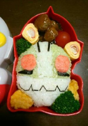 仮面ライダー1号 キャラ弁-レシピのメイン写真