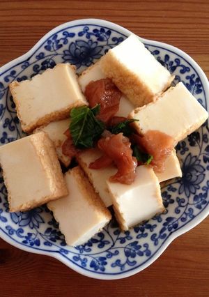 厚揚げの大葉と梅ソース和え-レシピのメイン写真