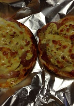簡単★ランチに♫親子で作ろう!ミニピザ-レシピのメイン写真