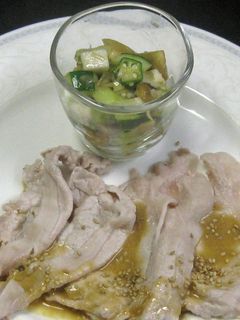 豚ロースの冷しゃぶと夏野菜添え-レシピのメイン写真
