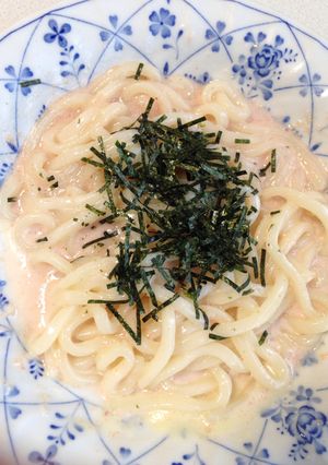 たらこクリームうどん♡♡*-レシピのメイン写真
