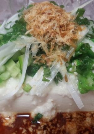 たっぷり野菜のねばねば冷奴♡-レシピのメイン写真
