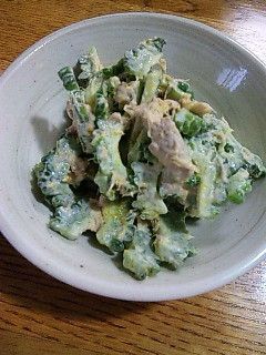 キュウリとゴーヤのマヨカレーサラダ-レシピのメイン写真