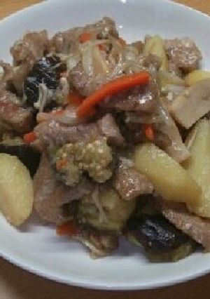時短、簡単の豚肩ロース肉の中華炒め-レシピのメイン写真