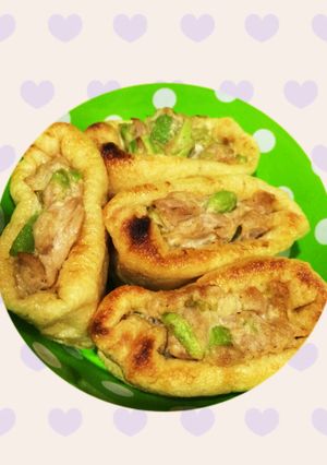 油揚げのブロッコリー＆ツナ詰め焼き-レシピのメイン写真
