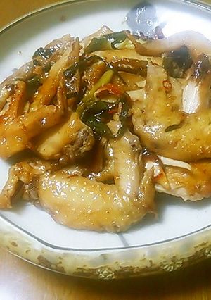 鷄手羽先の甘辛中華煮♥-レシピのメイン写真