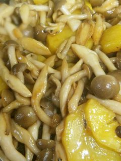 ジャガイモとキノコの醤油バター炒め-レシピのメイン写真