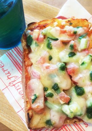 ランチに速攻☆ピザトースト-レシピのメイン写真