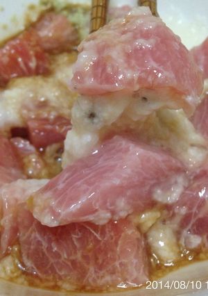 即席！マグロのトロ山かけ〜-レシピのメイン写真