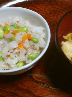 暑さに負けるな!枝豆ご飯-レシピのメイン写真