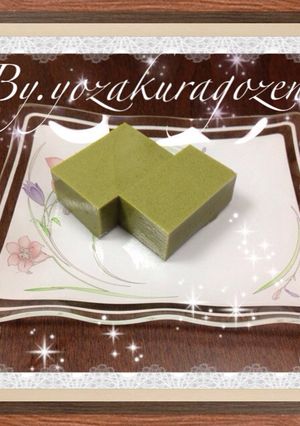 簡単 ♡抹茶ミルクプリン♡-レシピのメイン写真