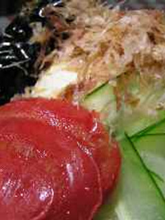 揚げナスと夏野菜の冷奴-レシピのメイン写真