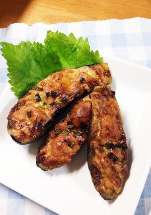 コドモも大好き!☆茄子の味噌チーズ焼き☆-レシピのメイン写真