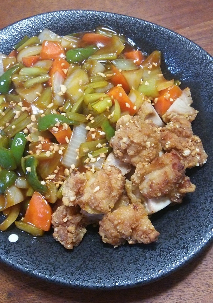 残った唐揚げとビネガーで酢鶏-レシピのメイン写真