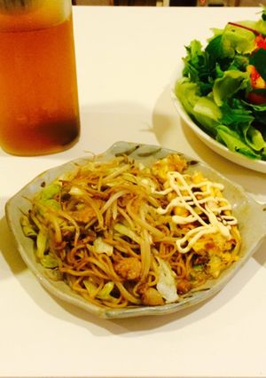 男のオムそば〜焼きそばと卵の高め合い〜-レシピのメイン写真