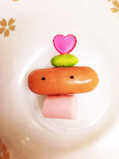 彩りUP!ウィニーのピックで弁当おかず-レシピのメイン写真