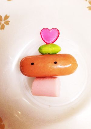 彩りUP！ウィニーのピックで弁当おかず-レシピのメイン写真