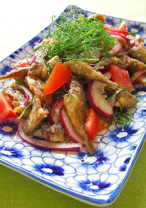 ディルが香る♪ベトナム風☆豆鯵の南蛮漬け-レシピのメイン写真