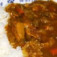 近江黒鶏とゴーヤのカレー