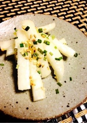 【15分】即席おつまみ♪大根のネギ塩ダレ-レシピのメイン写真