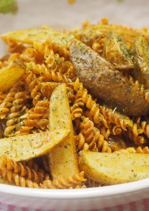 おやつに♡ガーリックポテトパスタの素揚げ-レシピのメイン写真