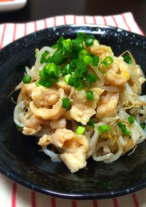 鶏皮ともやしのポン酢和え-レシピのメイン写真