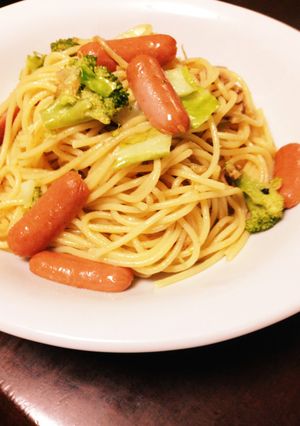 ウィニーの和風スパゲティ-レシピのメイン写真