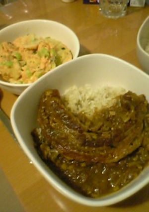 お肉どーんと豚バラ塊肉でスタミナカレー-レシピのメイン写真