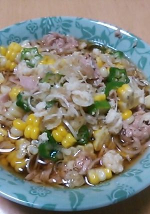 コーンそうめん-レシピのメイン写真