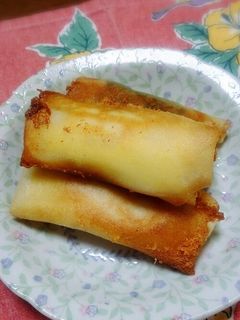 鶏むね肉とナスの春巻き-レシピのメイン写真