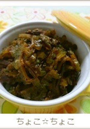 リメイク！「ゴーヤと昆布の佃煮で」-レシピのメイン写真