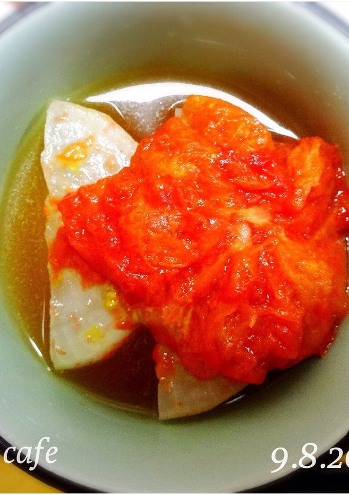 大根とトマトの冷製スープ-レシピのメイン写真